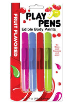 Load image into Gallery viewer, Play Pens Edible Body Paint Brushes 4 Delicious Flavors