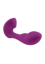 Load image into Gallery viewer, Playboy Arch Rechargeable Silicone Vibrator with Clitoral Stimulator