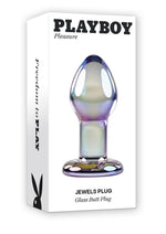 Load image into Gallery viewer, Playboy Jewels Glass Plug - Purple
