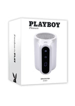 Load image into Gallery viewer, Playboy Spin Doctor Rechargeable Dual End Masturbator - Clear/White