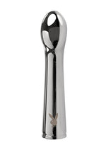 Load image into Gallery viewer, Playboy Swoon Rechargeable Vibrator - Metal/Silver