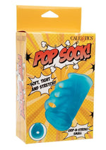 Load image into Gallery viewer, Pop Sock Grip N Stroke Masturbator - Blue - Small