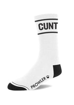 Load image into Gallery viewer, Prowler Red Cunt Socks - Black/White