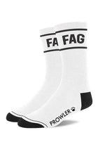 Load image into Gallery viewer, Prowler Red Fag Socks - Black/White