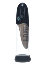 Load image into Gallery viewer, Pumped Aqua Pro Submersible Automatic Rechargeable Silicone Ai Tech Enhanced Penis Pump - Black