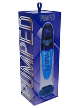 Load image into Gallery viewer, Pumped Aqua Pro Submersible Automatic Rechargeable Silicone Ai Tech Enhanced Penis Pump - Blue