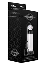 Load image into Gallery viewer, Pumped By Shots Comfort Penis Pump with Advanced Psi Gauge - Clear