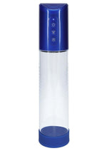 Load image into Gallery viewer, Pumped Hyperpump 3 Function Automatic Rechargeable Penis Pump - Metallic - Blue