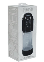 Load image into Gallery viewer, Pumped Technothrust 10 Function Rechargeable Automatic Masturbator - Black