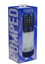 Load image into Gallery viewer, Pumped Ultralift 10 Function Rechargeable Masturbator - Metallic - Blue
