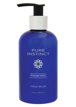 Load image into Gallery viewer, Pure Instinct Pheromone Massage Lotion True - Blue - 8oz