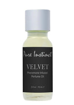 Load image into Gallery viewer, Pure Instinct Pheromone Perfume Oil Dropper- Velvet - 0.5oz/15ml