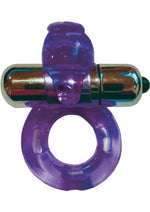 Load image into Gallery viewer, Purrfect Pets Buzz Bunny Stimulator with Vibrating Bullet - Purple