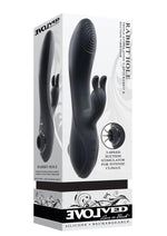 Load image into Gallery viewer, Rabbit Hole Rechargeable Silicone Triple Vibrator - Black