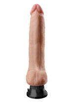 Load image into Gallery viewer, Real Feel Deluxe No. 10 Wallbanger Vibrating Dildo with Balls