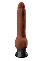 Load image into Gallery viewer, Real Feel Deluxe No. 5 Wallbanger Vibrating Dildo with Balls