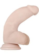 Load image into Gallery viewer, Real Supple Poseable Dildo with Balls - Vanilla - 7in