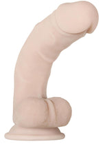 Load image into Gallery viewer, Real Supple Poseable Dildo with Balls - Vanilla - 9.5in