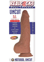 Load image into Gallery viewer, Realcocks Dual Layered Uncut Slider with Tight Balls - Caramel - 9.5in
