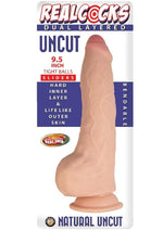 Load image into Gallery viewer, Realcocks Dual Layered Uncut Slider with Tight Balls - Vanilla - 9.5in