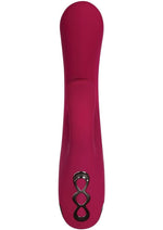Load image into Gallery viewer, Red Dream Rechargeable Silicone Vibrator