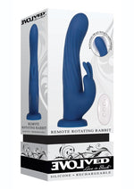 Load image into Gallery viewer, Remote Rotating Silicone Rechargeable Rabbit - Blue