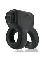 Load image into Gallery viewer, Revhammer Reverb Shaft Vibrating Cock Ring - Black/Tar Ice