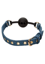 Load image into Gallery viewer, Ride 'Em Premium Denim Collection Ball Gag