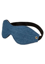 Load image into Gallery viewer, Ride 'Em Premium Denim Collection Eye Mask - Blue