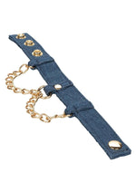 Load image into Gallery viewer, Ride 'Em Premium Denim Collection Wrist Cuffs