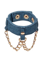 Load image into Gallery viewer, Ride 'Em Premium Denim Collection Wrist Cuffs