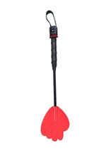 Load image into Gallery viewer, Rouge Mini Leather Hand Riding Crop - Red