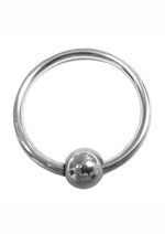 Load image into Gallery viewer, Rouge Stainless Steel Glans Ring with Ball Cock Ring - Silver