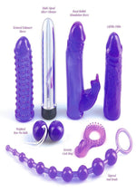 Load image into Gallery viewer, Royal Rabbit Vibrating - Purple - 7 Piece Kit