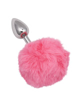 Load image into Gallery viewer, Running Wild Faux Fur Bunny Tail and Metallic Anal Plug
