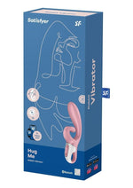 Load image into Gallery viewer, Satisfyer Hug Me Rechargeable Silicone Vibrator with Clitoral Stimulation - Pink
