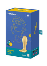 Load image into Gallery viewer, Satisfyer Intensity Plug Rechargeable Silicone Connect App Anal Plug - Gold