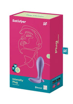 Load image into Gallery viewer, Satisfyer Intensity Plug Rechargeable Silicone Connect App Anal Plug - Purple