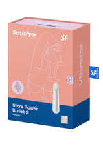 Load image into Gallery viewer, Satisfyer Ultra Power Bullet 3 Rechargeable Silicone Bullet Vibrator - White
