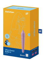 Load image into Gallery viewer, Satisfyer Ultra Power Bullet 8 Rechargeable Silicone Bullet Vibrator - Lavender/Purple