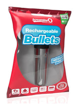 Load image into Gallery viewer, Screaming O Rechargeable Bullets - Silver