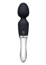 Load image into Gallery viewer, Secret Kisses Glass Black Magic Wand - Black