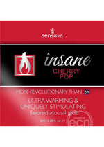 Load image into Gallery viewer, Sensuva Insane Ultra Warming and Stimulating Flavored Arousal Glide Cherry Pop - 6ml - 100 Per Bowl