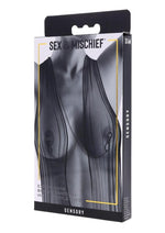 Load image into Gallery viewer, Sex and Mischief Ex's Andamp; Oh's Body Jewelry with Nipple Ties - Black