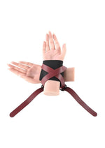 Load image into Gallery viewer, Sex and Mischief Ex's Andamp; Oh's Cross Cuffs