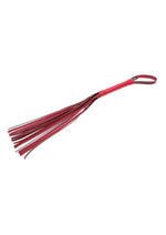 Load image into Gallery viewer, Sex and Mischief Ex's Andamp; Oh's Crystal Flogger - Black/Red