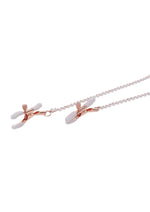 Load image into Gallery viewer, Sex and Miscielf Peaches 'N Creame Collar with Nipple Clamps