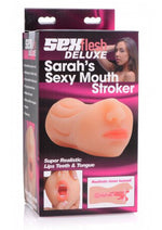 Load image into Gallery viewer, Sexflesh Sarah's Sexy Mouth Stroker - Flesh