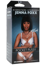 Load image into Gallery viewer, Signature Strokers Jenna Foxx Ultraskyn Pocket Masturbator - Pussy - Chocolate