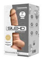Load image into Gallery viewer, SilexD Model 3 Xd02 Silicone Realistic Dual Dense Dildo with Balls - Vanilla - 7in